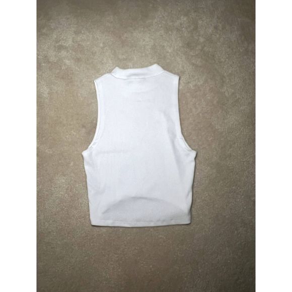 NWT Forever 21 White Crop Top | Small - Picture 2 of 4